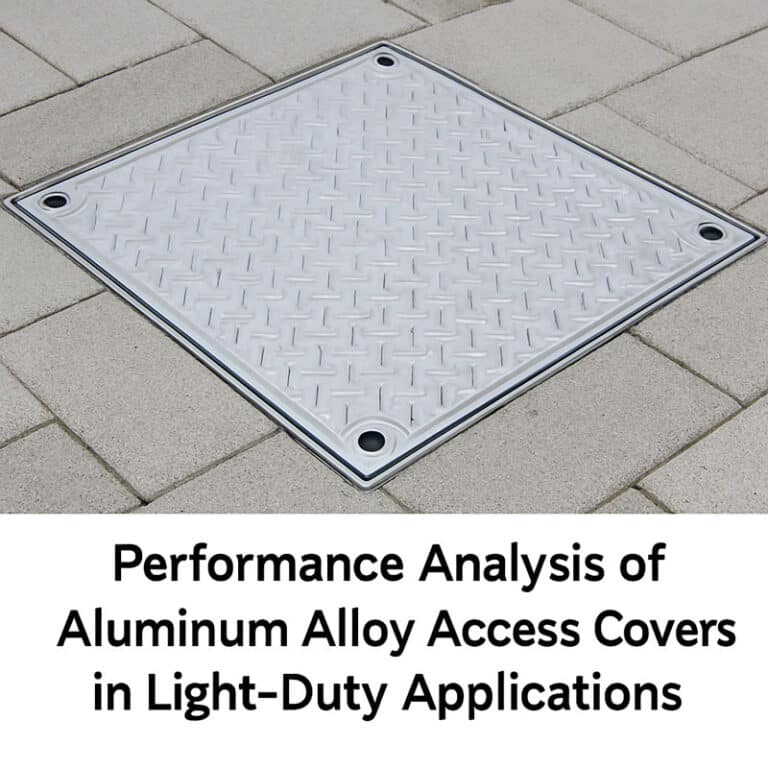 Aluminum alloy manhole covers