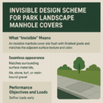 Invisible Design for Park Manhole Covers: Guide & Standards