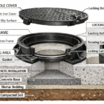Basic Components of a Manhole Cover and Frame System